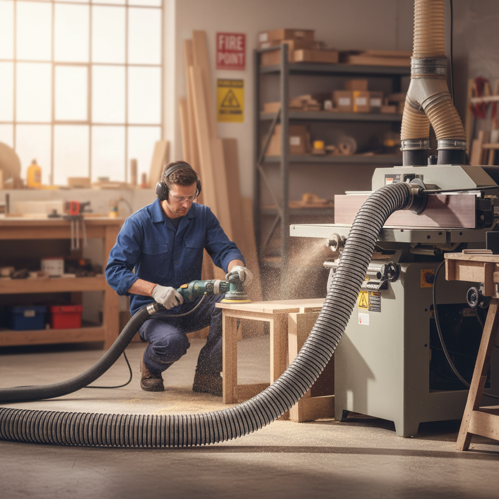 Premium Antistatic TPU Hose with Rigid PVC Spiral for Abrasive Media Suction - Durable and Chemical Resistant