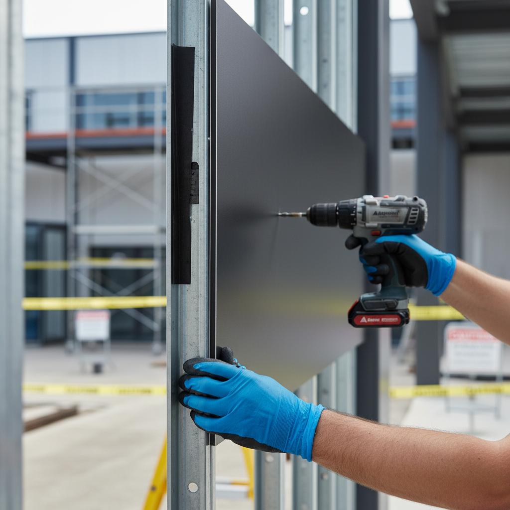 Premium Heavy Duty Aluminium Composite Panel - Gloss/Matt Black Sheet for Signage and Exhibitions