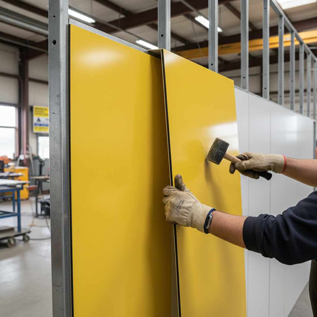 Premium Aluminium Composite Panels Yellow 1003 Matt/Gloss - Lightweight, Durable, High Gloss Finish with Excellent Print Surface