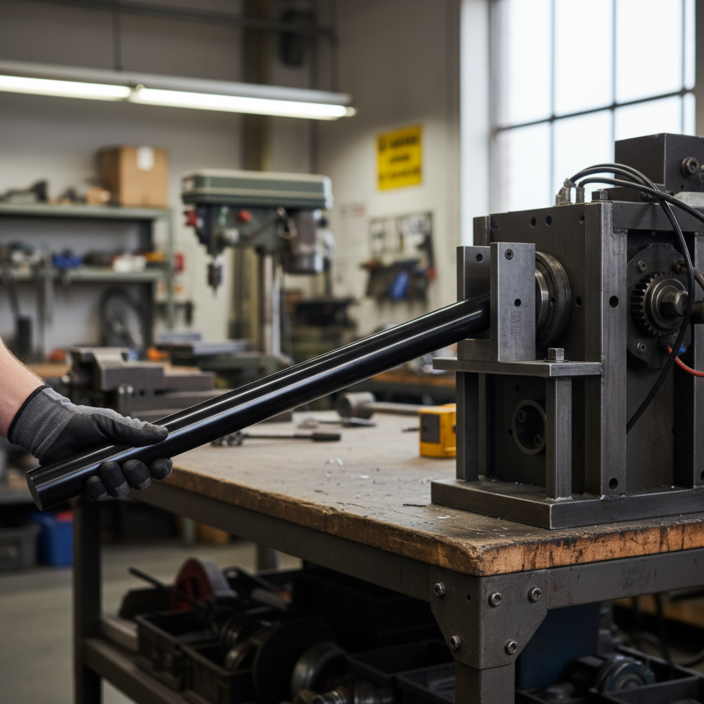 High-Performance Opaque Acrylic Extruded Rod - Durable Black Material for Displays and Furniture Design