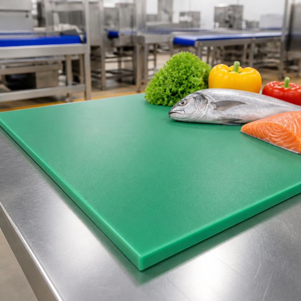 PE500 High Molecular Weight Polyethylene Sheet for Food Processing 10mm to 25mm thick