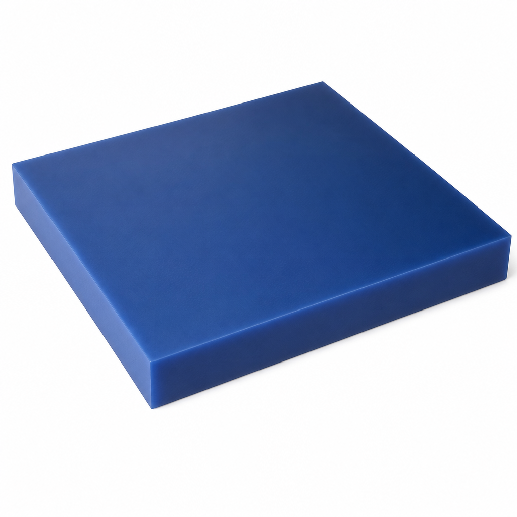 High Molecular Weight Polyethylene Blue Sheet for Food Processing 10mm to 25mm thick - Sheet in use