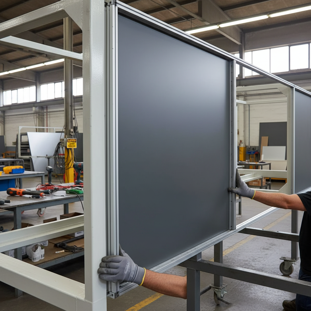 Premium Aluminium Composite Panel Sheet 0.30mm Thick, Dark Grey 7011 for Signage and Cladding Applications