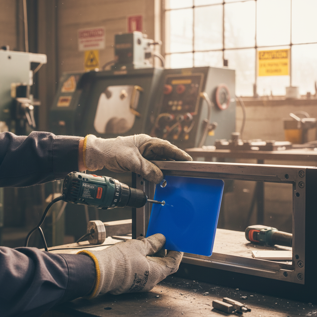 Premium Blue Acrylic Sheet - High-Performance Cast Plastock Material with Excellent Surface Hardness and Durability for Signage and Display