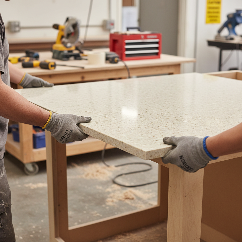 Premium Solid Surface Material - Sahara Color, Durable Acrylic Blend for Versatile Applications