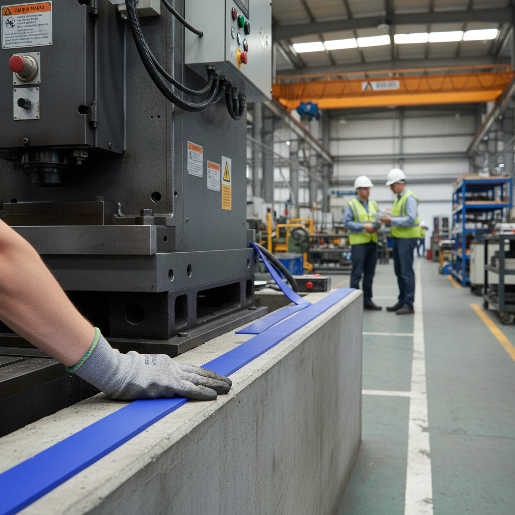 High-Performance Silicone Rubber Strip 60° Shore - Durable Blue Material for Versatile Applications