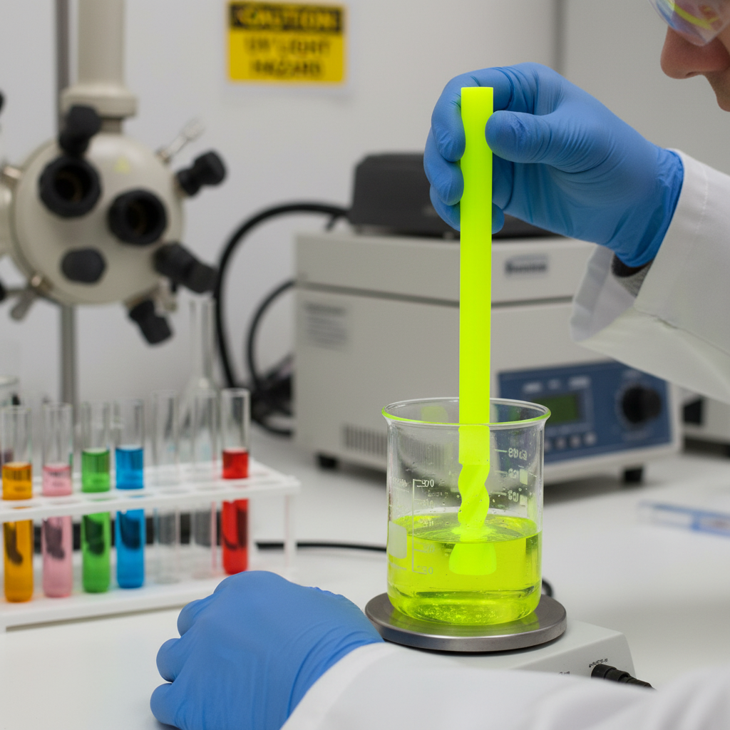 Premium Extruded Fluorescent Acrylic Yellow Rod for High Luminance and Light Diffusion Applications