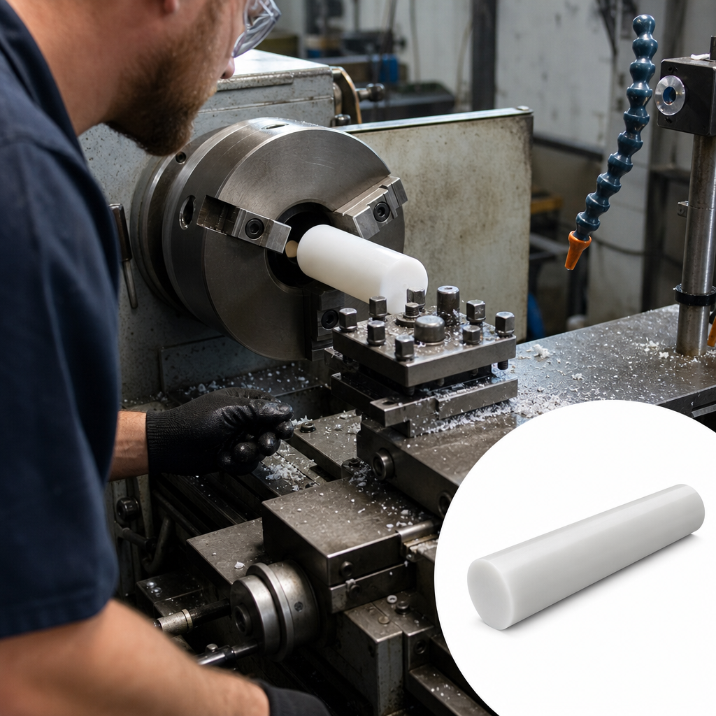 Polyethylene Terephthalate PET Rod for Mechanical Engineering 16mm to 60mm diameter