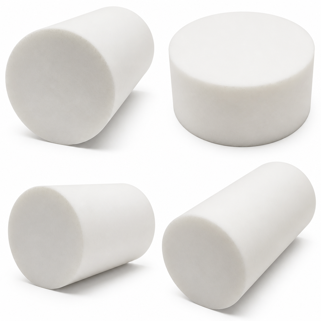 PETP Natural (White) Rod 90mm to 160mm dia for Gears & bushes