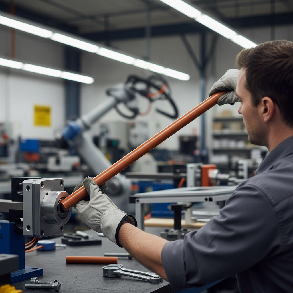 Premium High-Performance Glass Fibre Orange Rod with Exceptional Strength and Durability for Versatile Applications