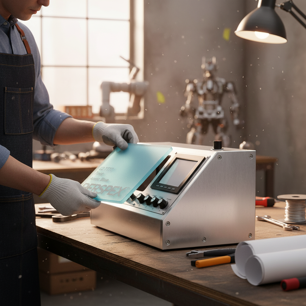 Premium Frosted Acrylic Sheet in Arctic Blue - Durable, High-Performance, and Versatile for Interior Design and Signage