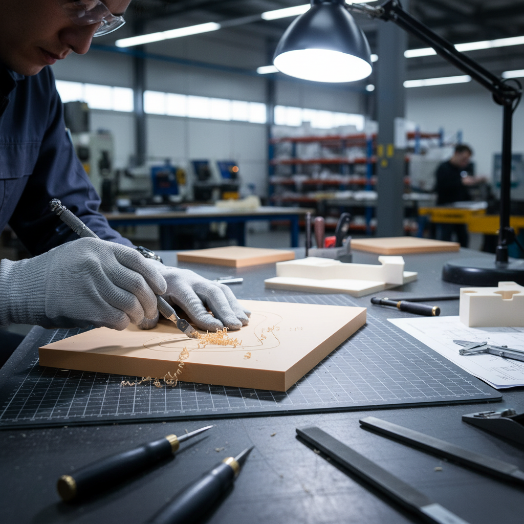 Premium Medium Density Polyurethane Model Board Sheet, Orange - High Dimensional Stability and Chemical Resistance for Patterns and Temporary Moulds