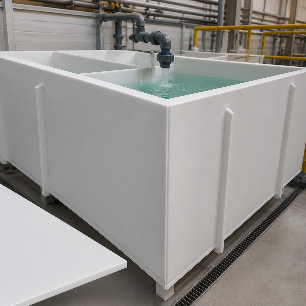 Polypropylene Homopolymer Sheet for Chemical Tanks (Various Sizes) 1mm to 12mm thick