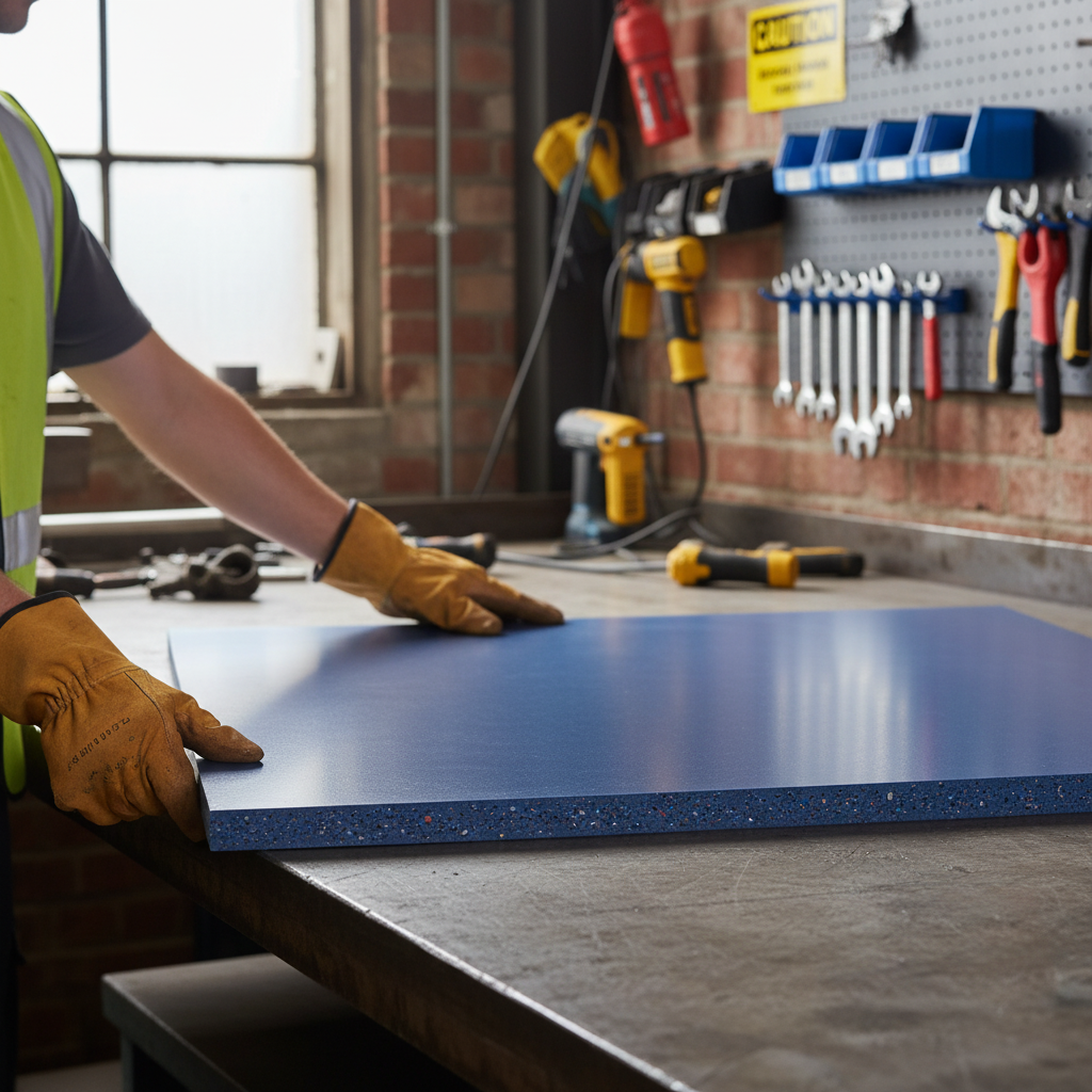 Premium 100% Recycled PolyPly Plastic Sheets 19mm - Durable, Water Resistant, and Eco-Friendly Building Material (40 Pack)