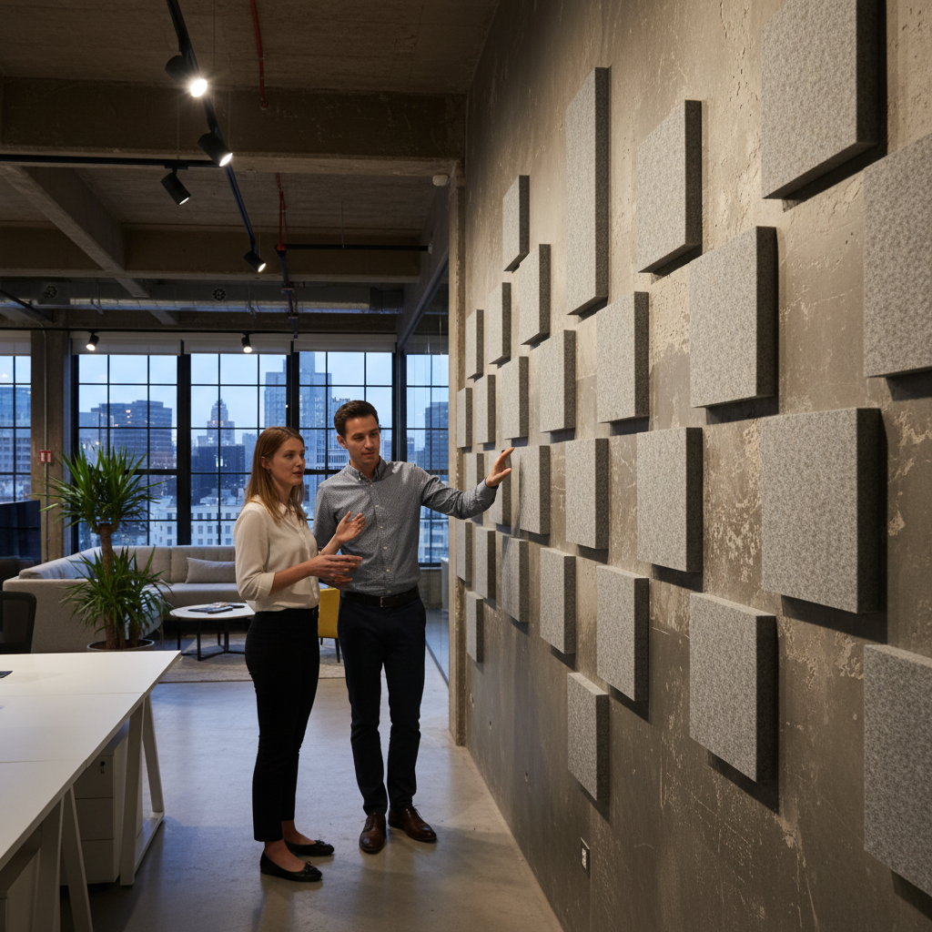 Premium PET Felt Acoustic Panel in Graphite Grey - Eco-Friendly, Fire Retardant, High Sound Absorption Performance