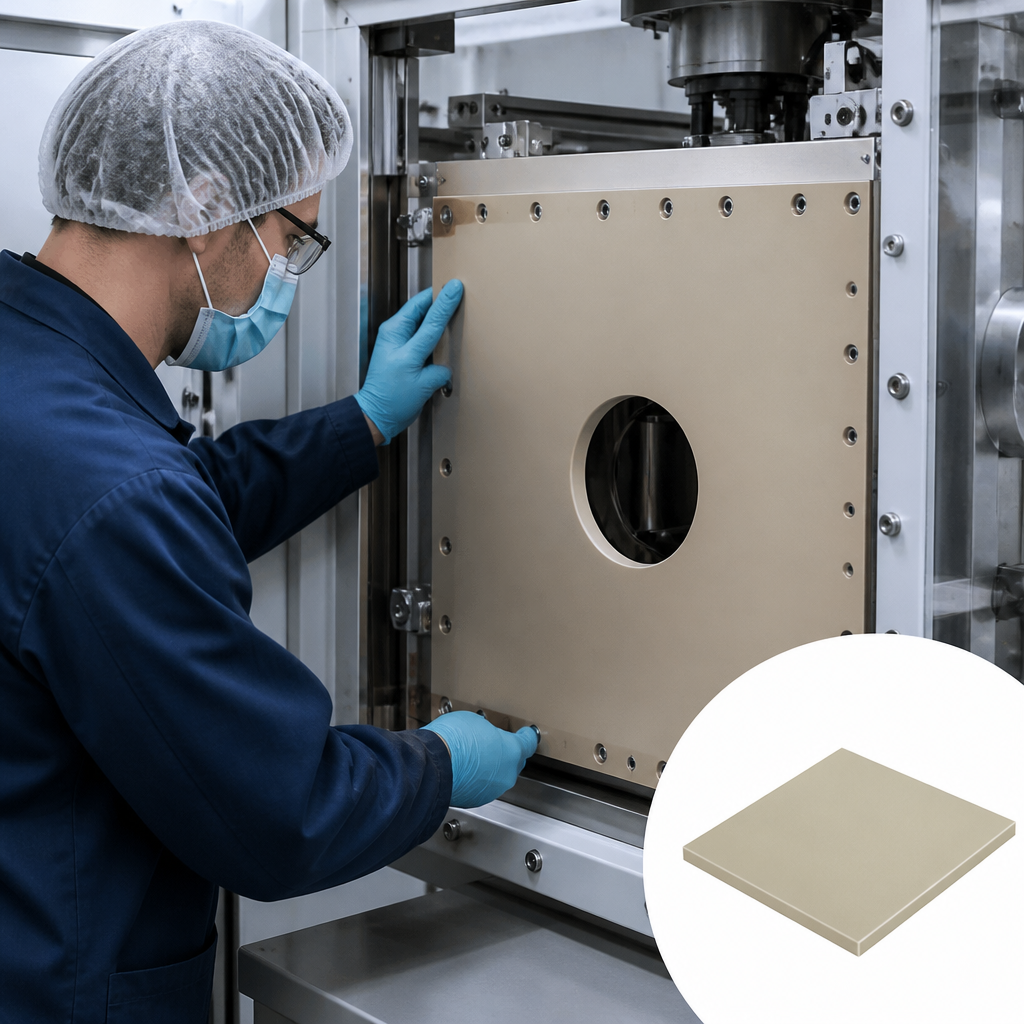 Polyetheretherketone PEEK Sheet for Aerospace and Medical Applications 5mm to 80mm thick