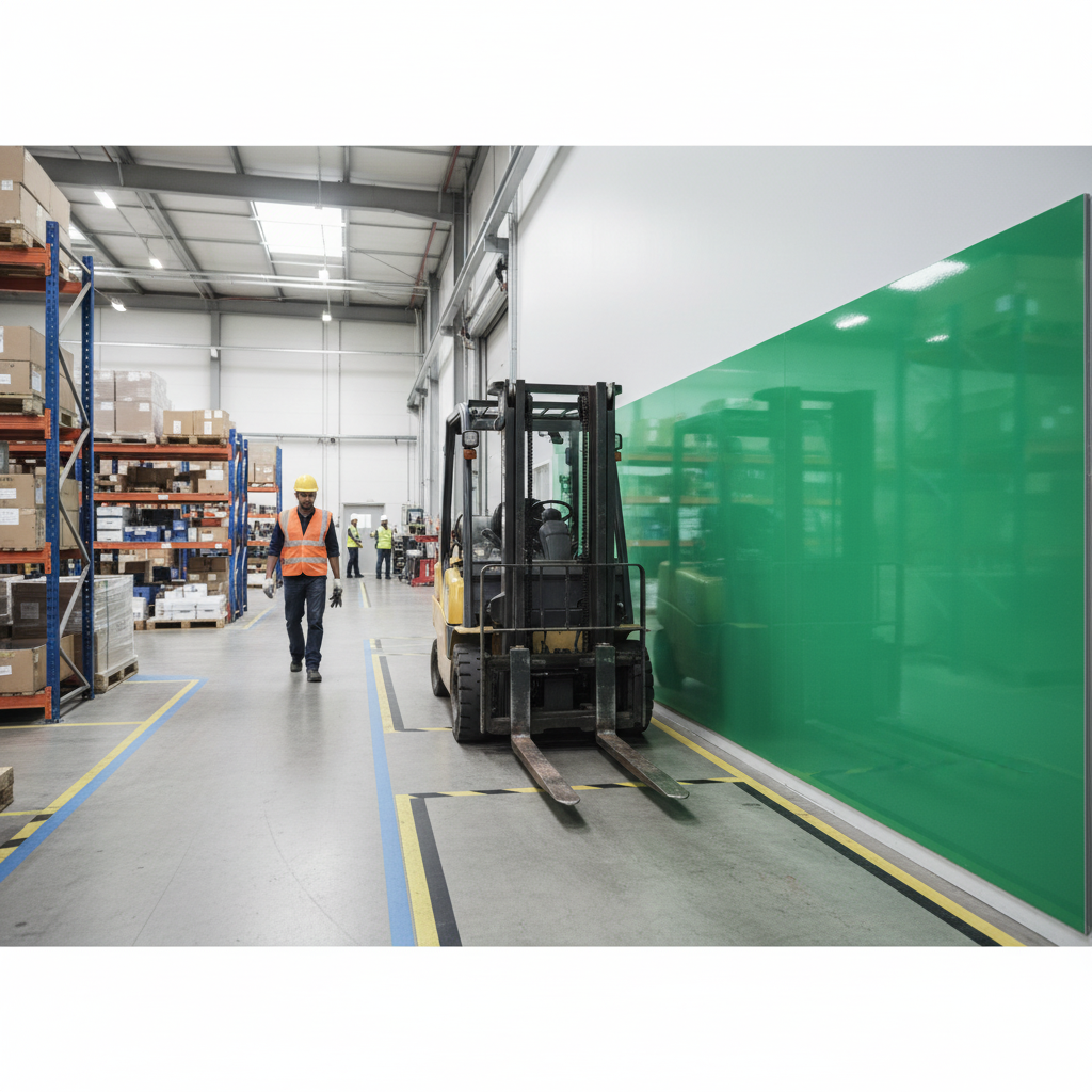 Premium Aluminium Composite Panel - Gloss/Matt Green Sheet for Signage, Exhibitions, and Hoarding Applications