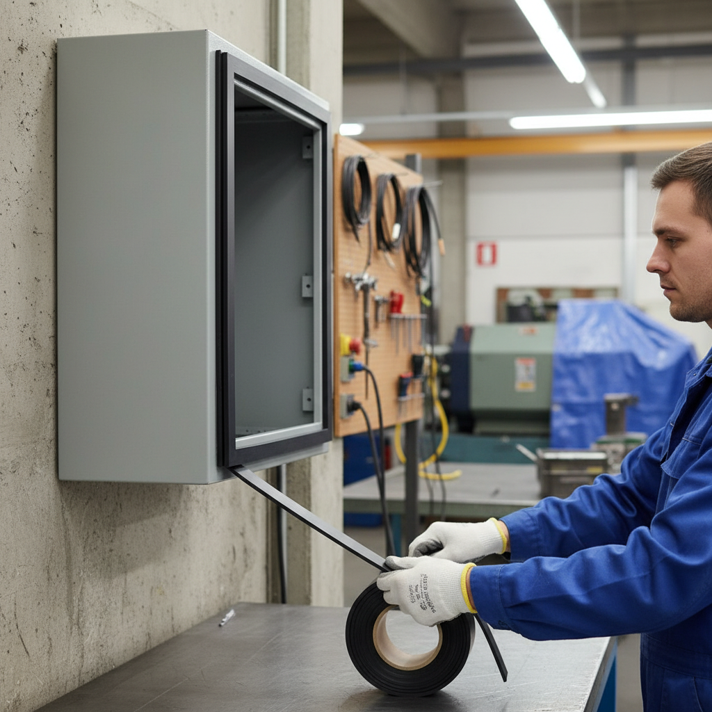 Premium Silicone Rubber Strip for Sealing and Gap Filling - 60° Shore Hardness, High Temperature Resistance, FDA Compliant