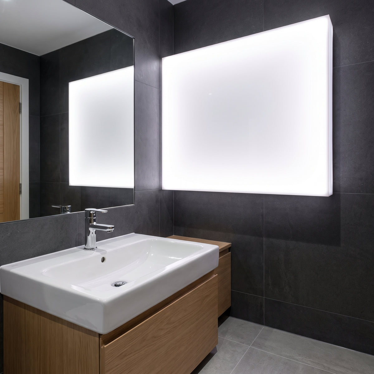 Opal 040 Perspex back-lit bathroom panel