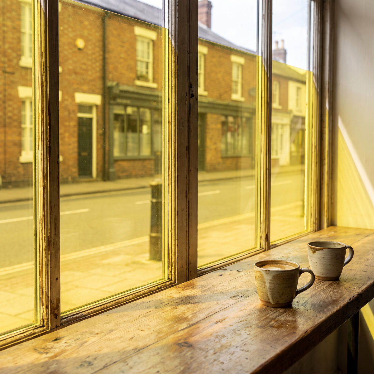 Yellow 2202 transparent tinted Perspex window