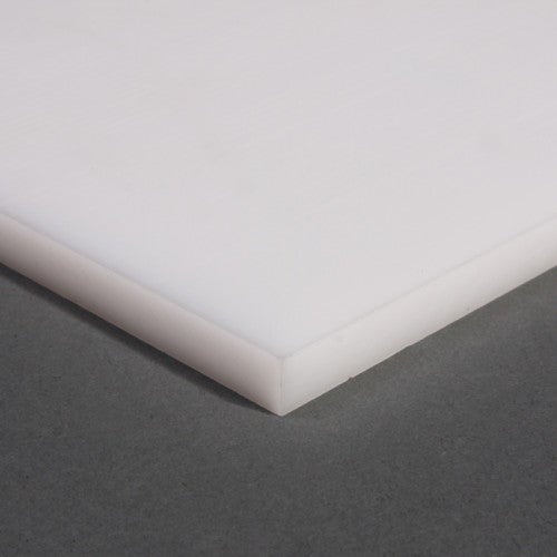 Light Gray HDPE Natural Plastic Sheet - 1mm To 5mm Thick