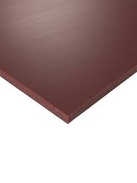 Dim Gray PE500 Burgundy Plastic Sheet - 12mm To 25mm Thick