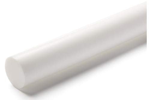 Light Gray Acetal Plastic Rod (Acetal Copolymer): 110mm to 300mm diameter