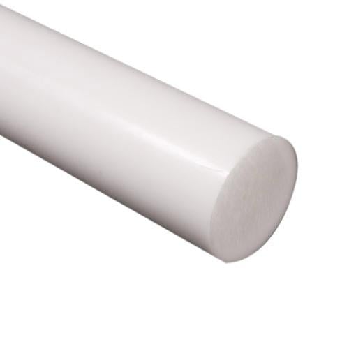 Light Gray Acetal Plastic Rod (Acetal Copolymer): 3mm to 36mm diameter