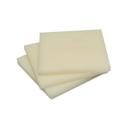 Gray Nylon 6 Extruded Thin Plastic Sheet - Cream (Natural)